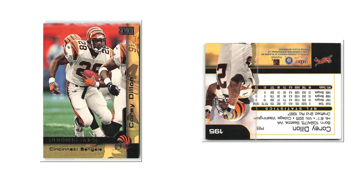 Corey Dillon 2000 SkyBox S #195 Cincinnati Bengals Football Card NM