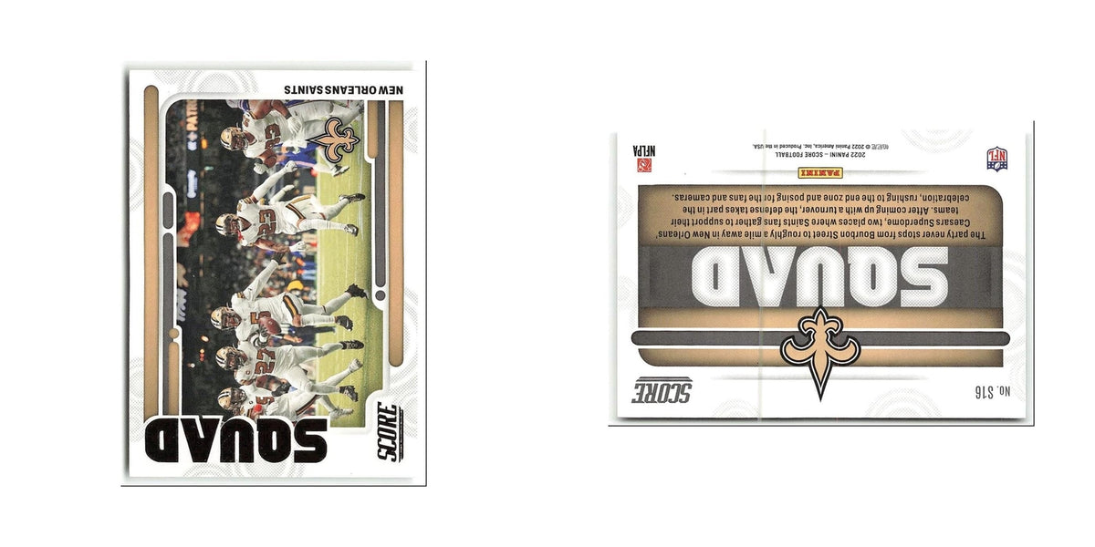 Squad 2022 Score #S16 New Orleans Saints Football Card NM