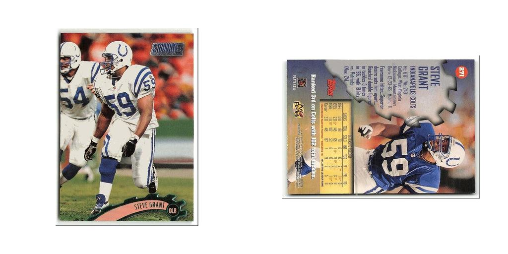Steve Grant 1997 Topps Stadium Club #271 Indianapolis Colts Football Card NM
