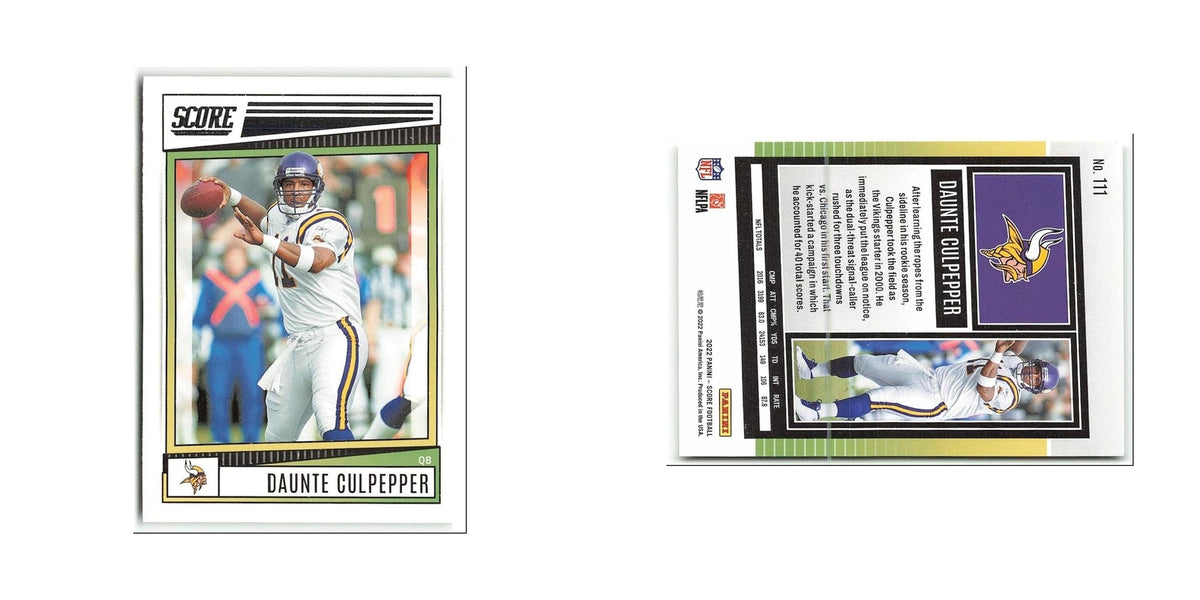 Daunte Culpepper 2022 Score #111 Minnesota Vikings Football Card NM