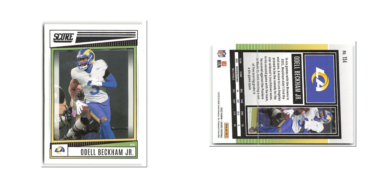 Odell Beckham Jr. 2022 Score #154 Los Angeles Rams Football Card NM