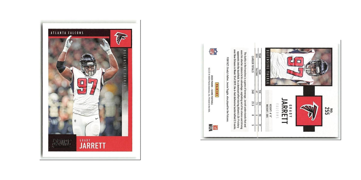 Grady Jarrett 2020 Score #255 Atlanta Falcons Football Card NM