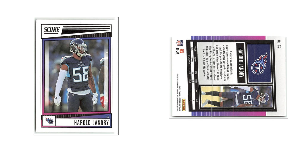 Harold Landry 2022 Score #32 Tennessee Titans Football Card NM