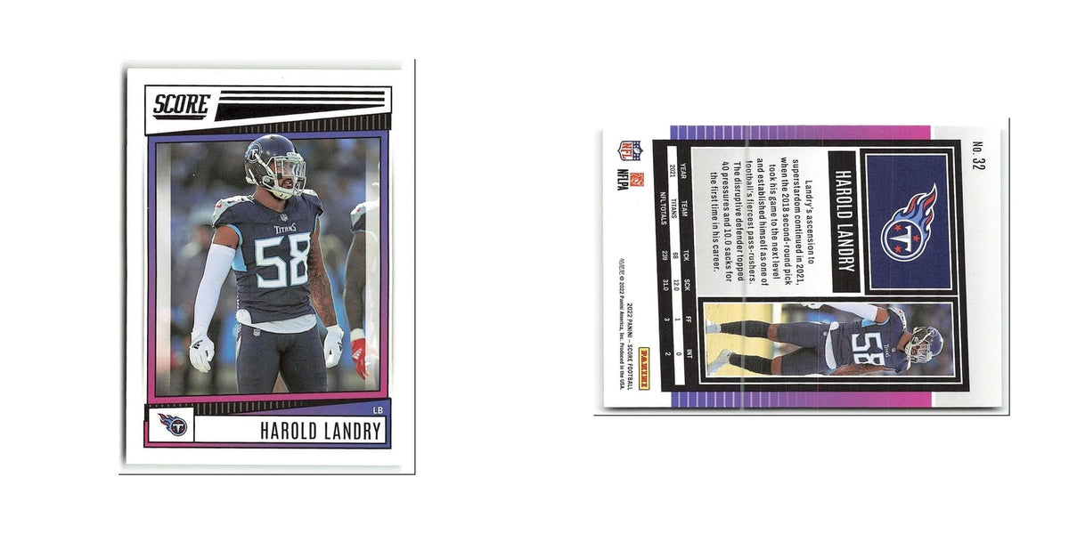 Harold Landry 2022 Score #32 Tennessee Titans Football Card NM