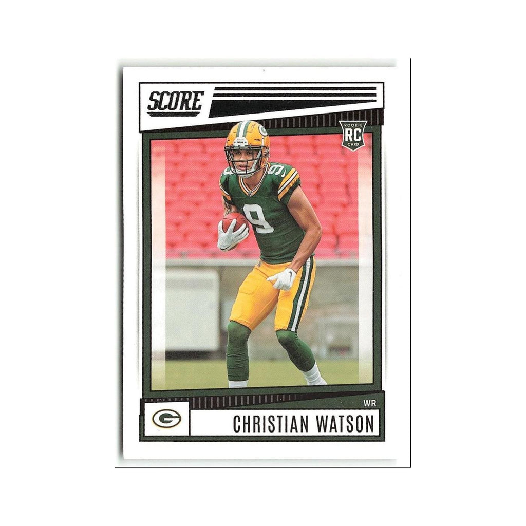 Christian Watson Rookie 2022 Score #367 Green Bay Packers Football Card NM
