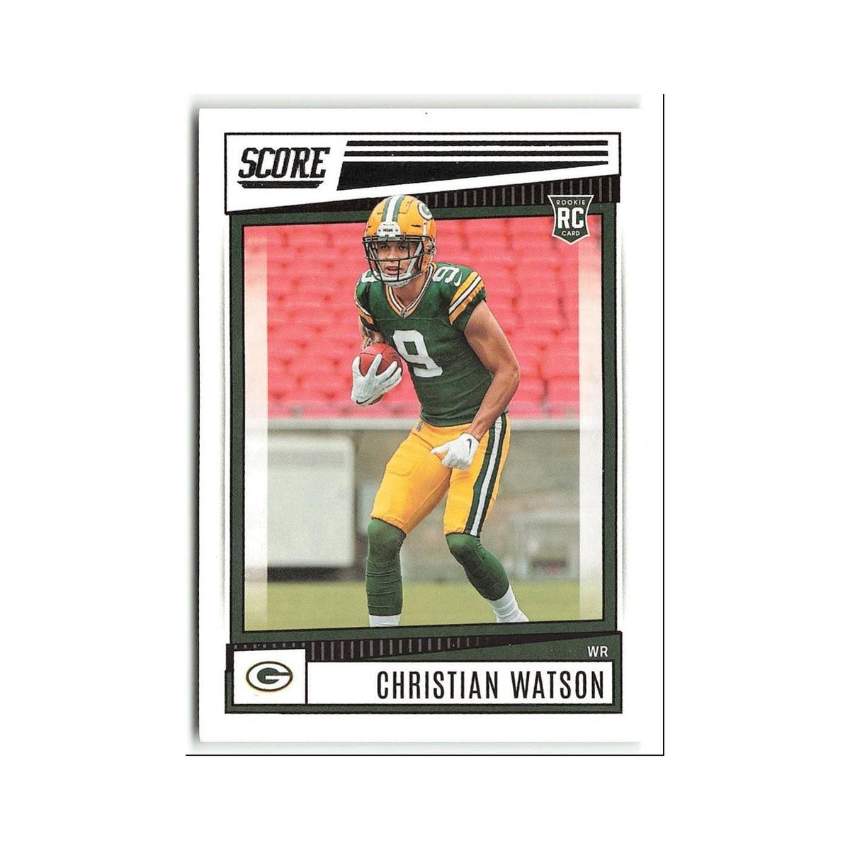 Christian Watson Rookie 2022 Score #367 Green Bay Packers Football Card NM