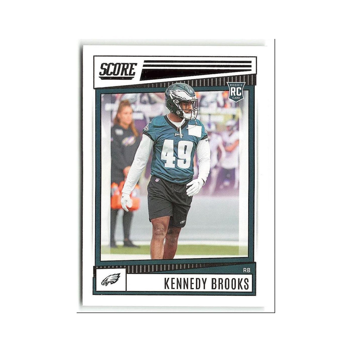 Kennedy Brooks Rookie 2022 Score #344 Philadelphia Eagles Football Card NM