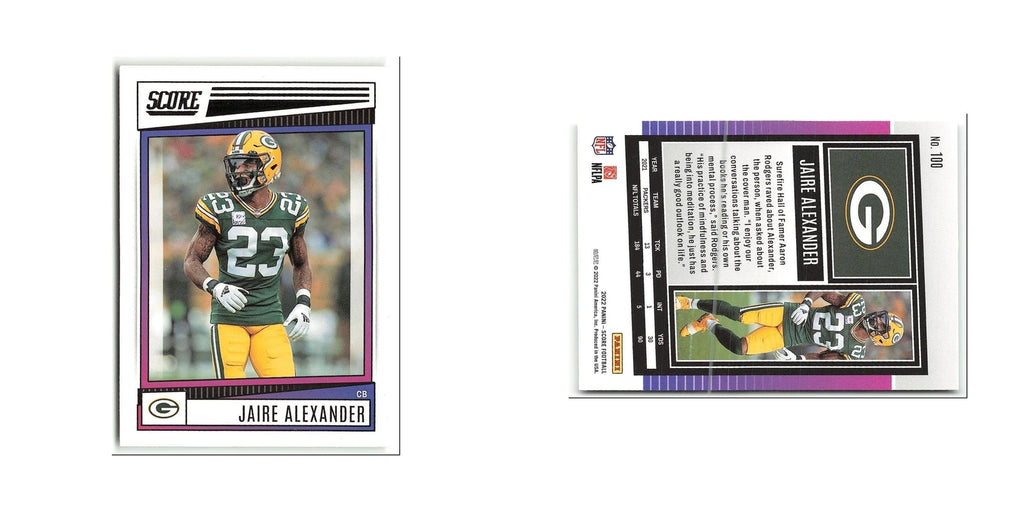 Jaire Alexander 2022 Score #100 Green Bay Packers Football Card NM