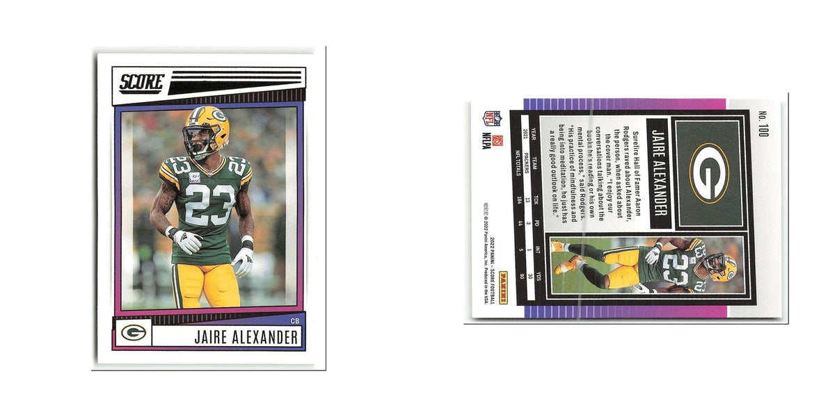 Jaire Alexander 2022 Score #100 Green Bay Packers Football Card NM