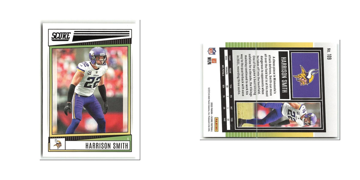 Harrison Smith 2022 Score #109 Minnesota Vikings Football Card NM