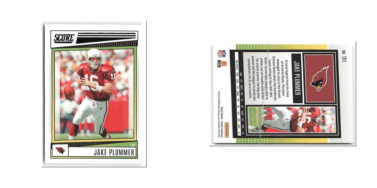 Jake Plummer 2022 Score #151 Arizona Cardinals Football Card NM