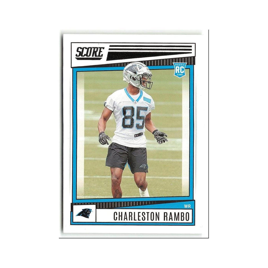 Charleston Rambo Rookie 2022 Score #398 Carolina Panthers Football Card NM