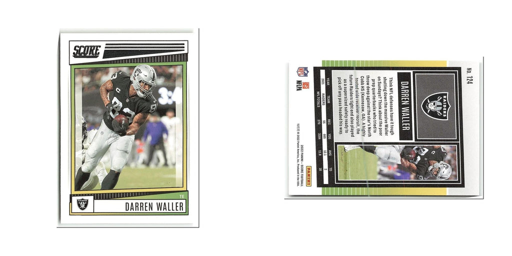 Darren Waller 2022 Score #124 Las Vegas Raiders Football Card NM