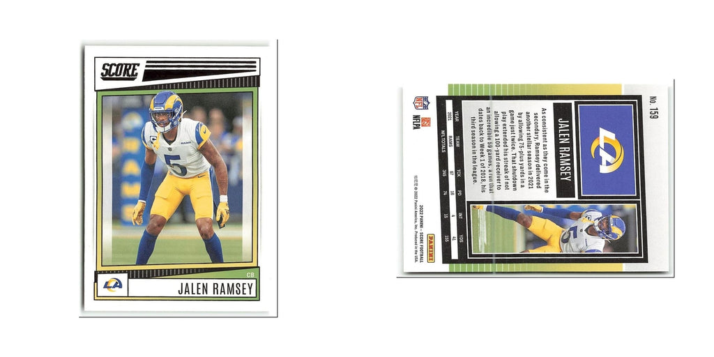 Jalen Ramsey 2022 Score #159 Los Angeles Rams Football Card NM