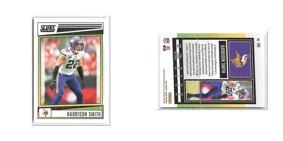 Harrison Smith 2022 Score #109 Minnesota Vikings Football Card NM