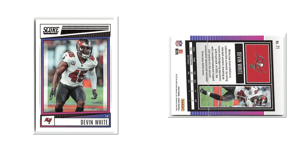 Devin White 2022 Score #71 Tampa Bay Buccaneers Football Card NM