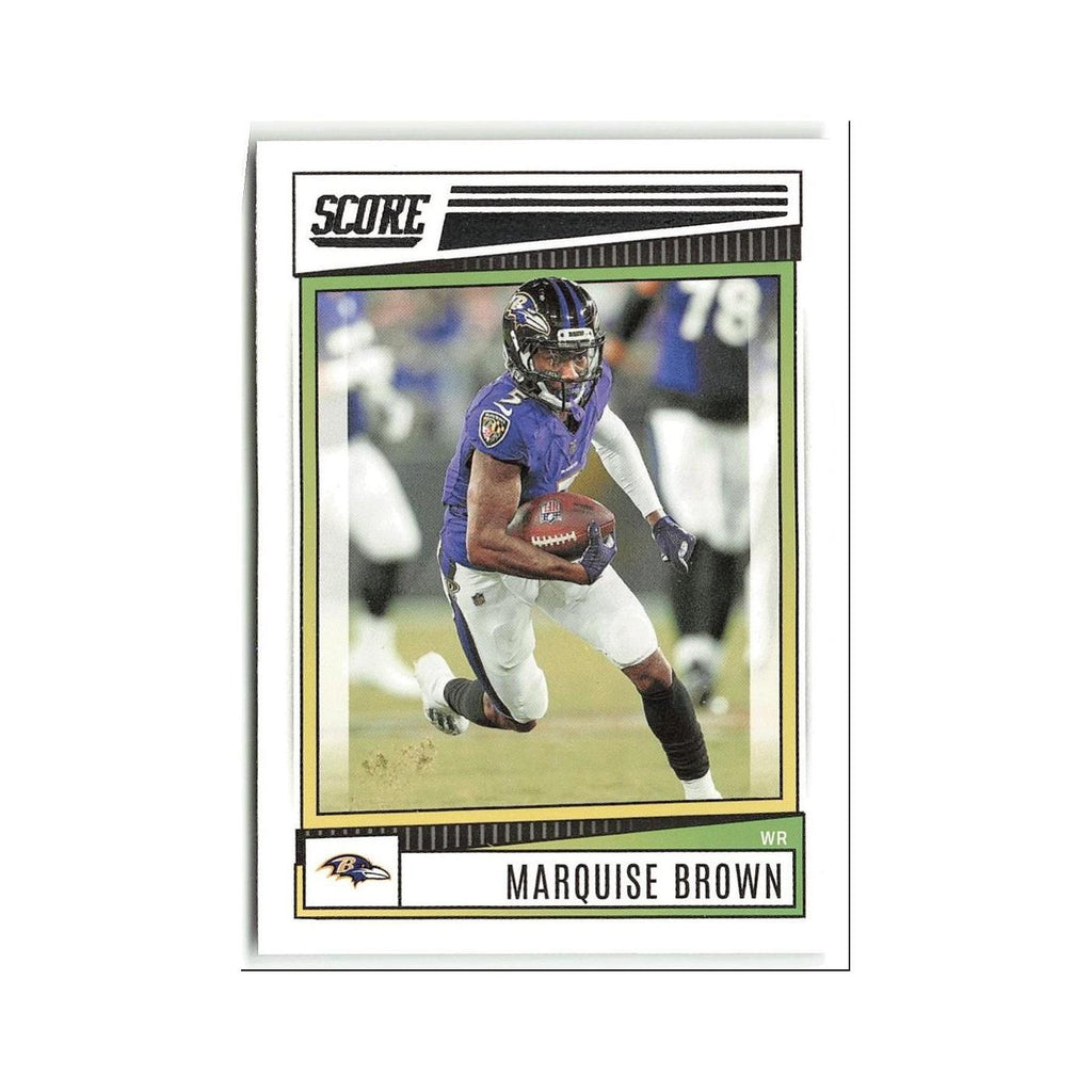 Marquise Brown 2022 Score #181 Baltimore Ravens Football Card NM