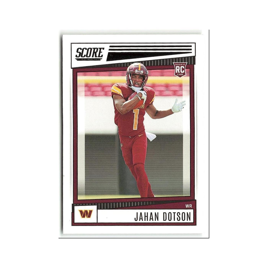 Jahan Dotson Rookie 2022 Score #381 Washington Commanders Football Card NM