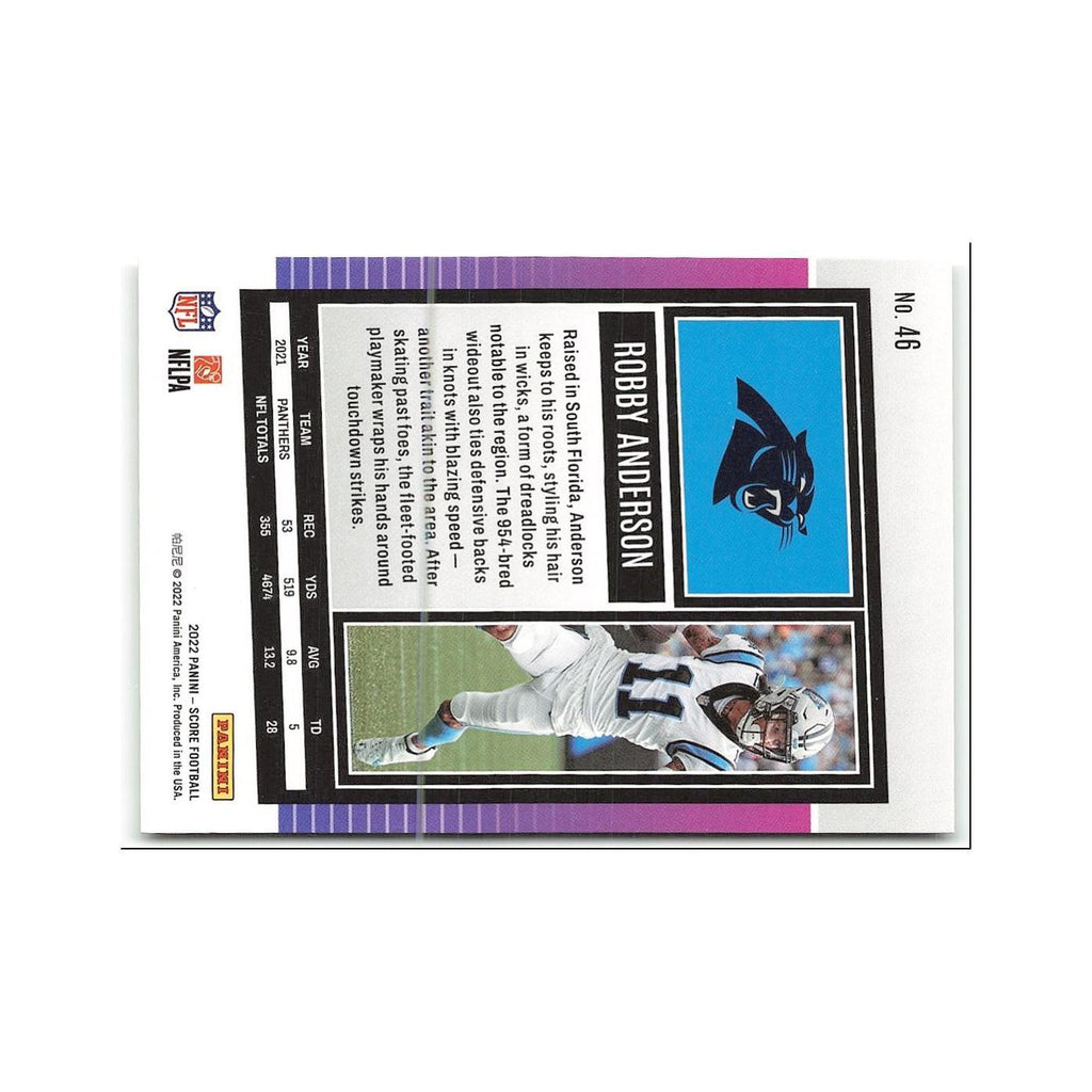 Robby anderson 2022 Score #46 Carolina Panthers Football Card NM