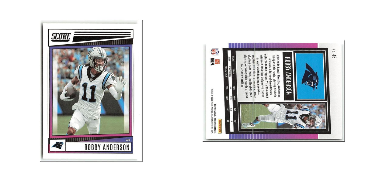 Robby anderson 2022 Score #46 Carolina Panthers Football Card NM