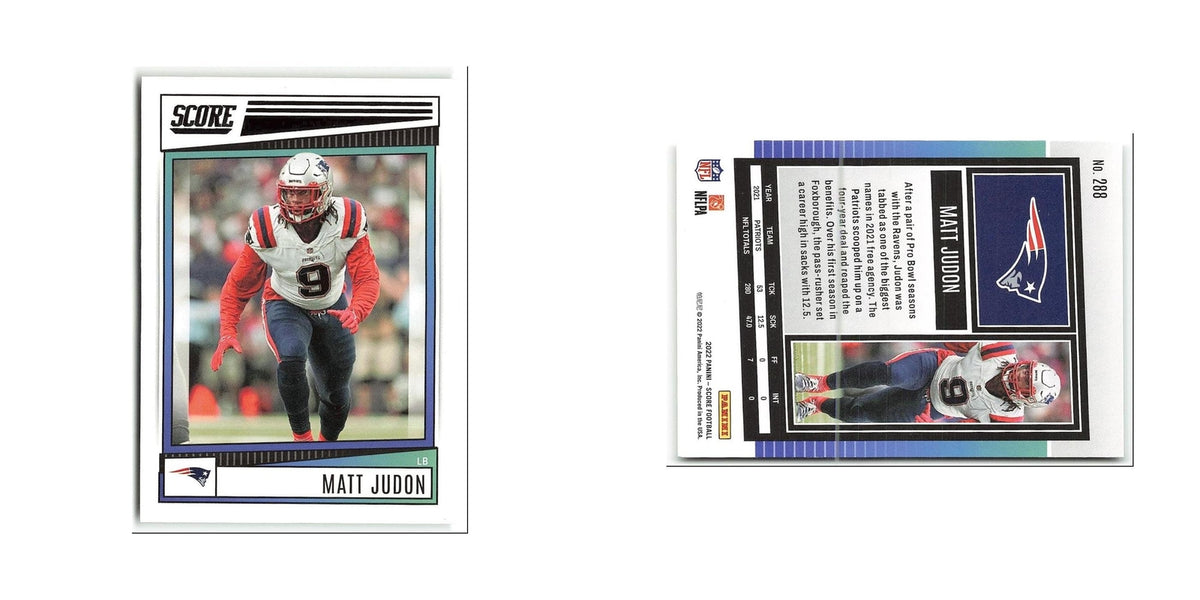 Matt Judon 2022 Score #288 New England Patriots Football Card NM