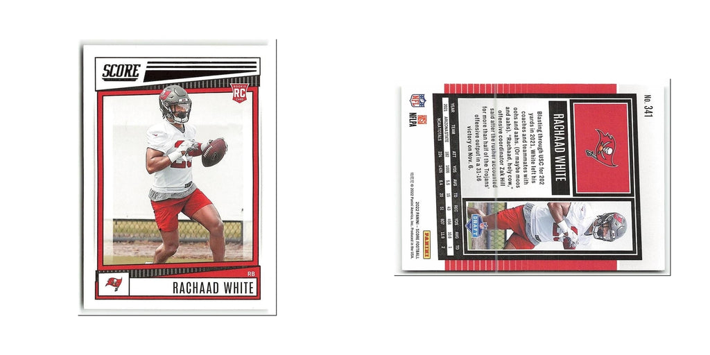 Rachaad White 2022 Score #341 Tampa Bay Buccaneers Football Card NM