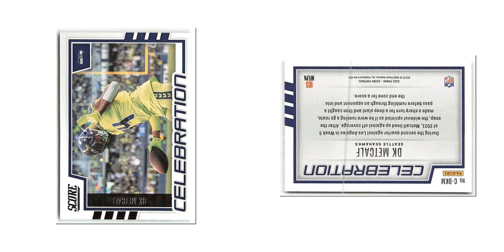 DK Metcalf 2022 Score Celebration #C-DKM Seattle Seahawks Football Card NM