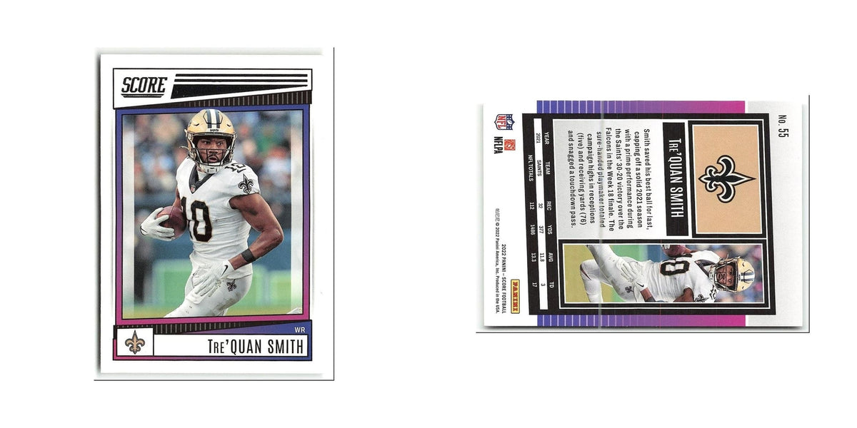 Tre'Quan Smith 2022 Score #55 New Orleans Saints Football Card NM