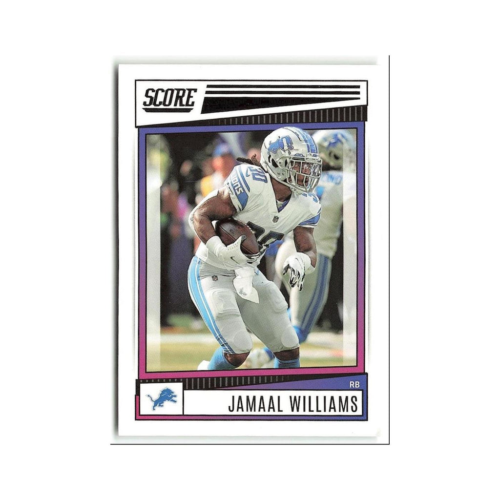 Jamaal Williams 2022 Score #89 Detroit Lions Football Card NM