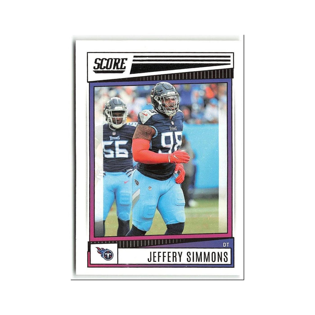 Jeffery Simmons 2022 Score #34 Tennessee Titans Football Card NM