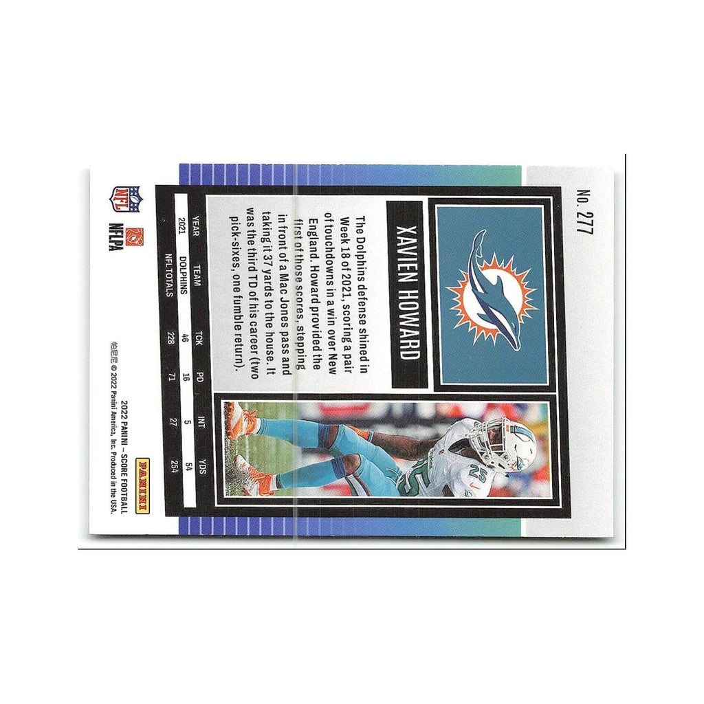 Xavien Howard 2022 Score #277 Miami Dolphins Football Card NM