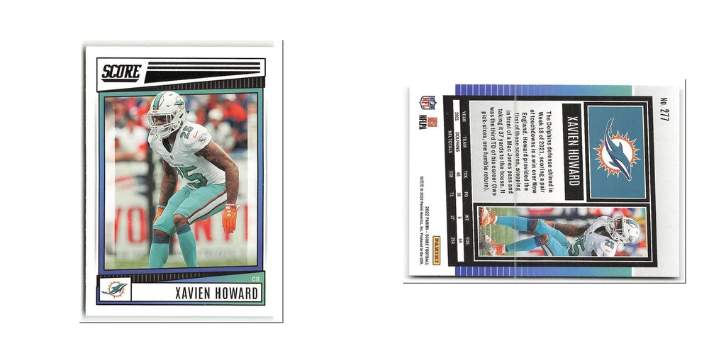 Xavien Howard 2022 Score #277 Miami Dolphins Football Card NM