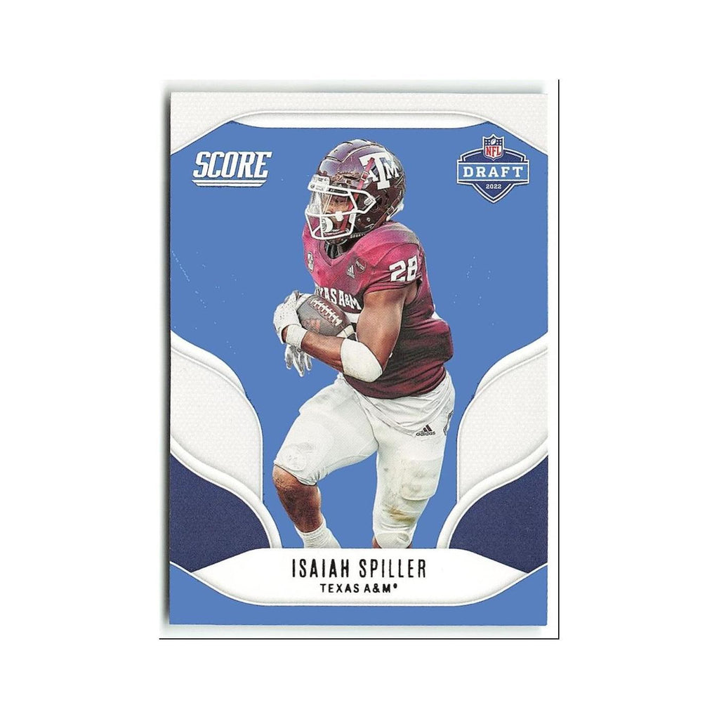 Isaiah Spiller 2022 Score NFL Draft #D16 Texas A&M Aggies Football Card NM