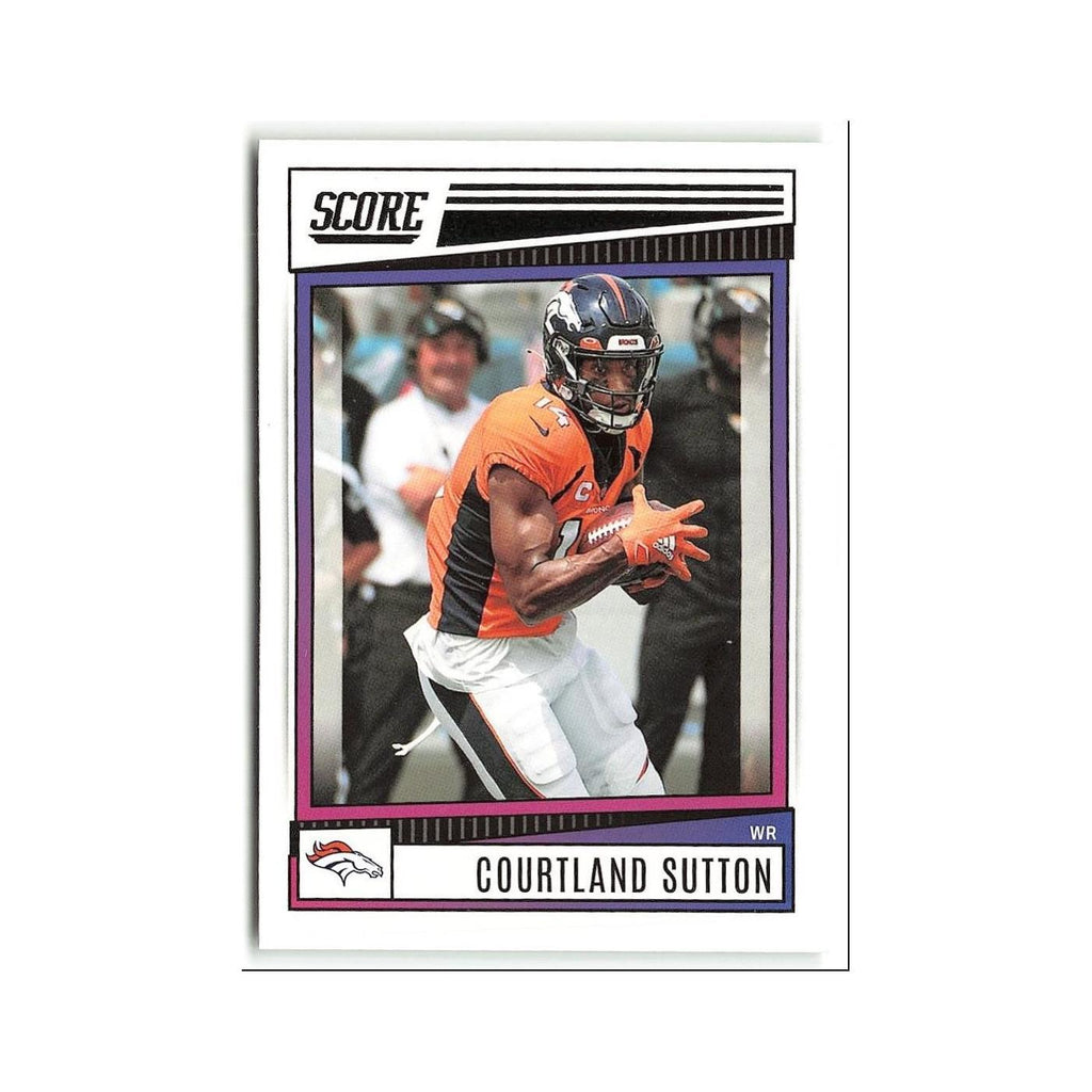 Courtland Sutton 2022 Score #74 Denver Broncos Football Card NM