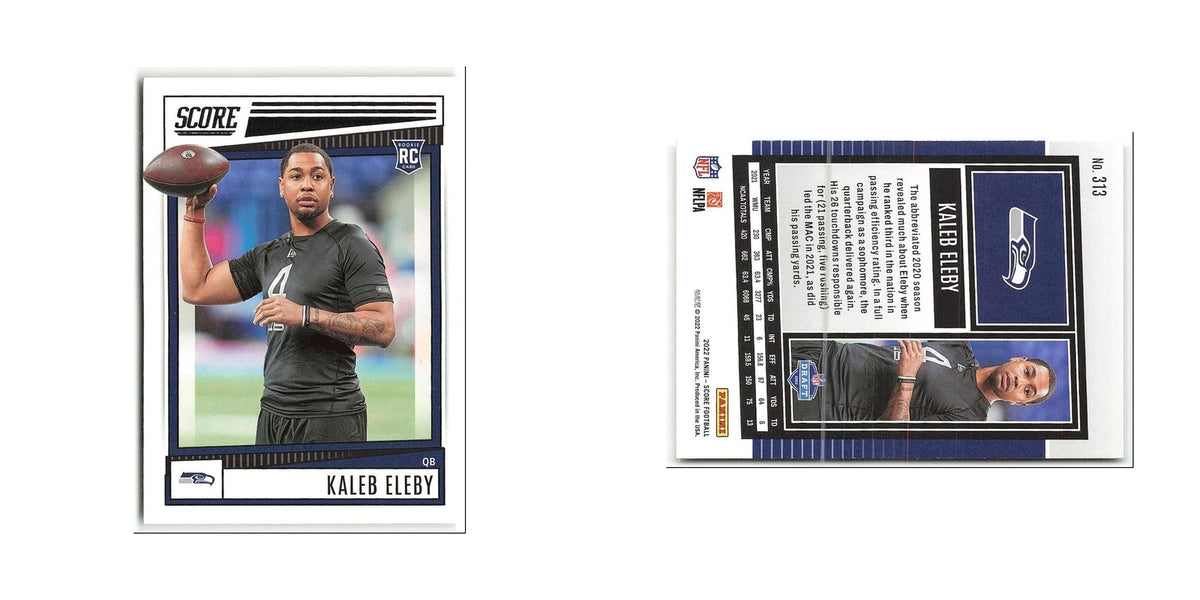 Kaleb Eleby Rookie 2022 Score #313 Seattle Seahawks Football Card NM
