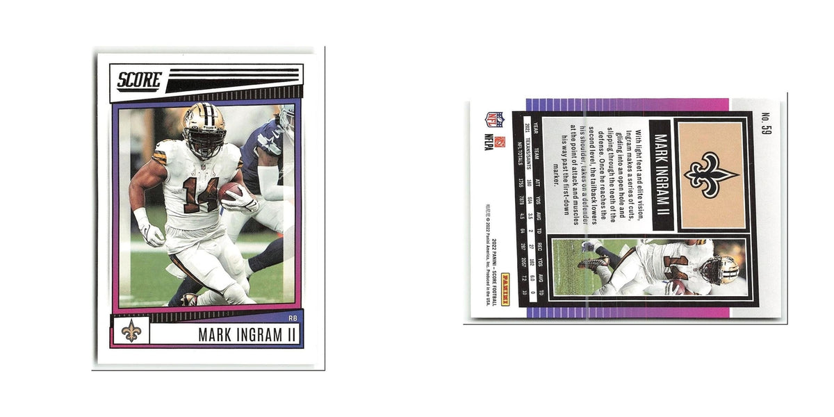 Mark Ingram II 2022 Score #59 New Orleans Saints Football Card NM