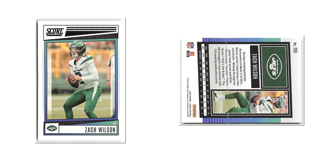Zach Wilson 2022 Score #295 New York Jets Football Card NM
