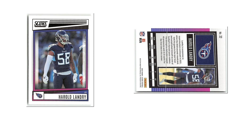 Harold Landry 2022 Score #32 Tennessee Titans Football Card NM