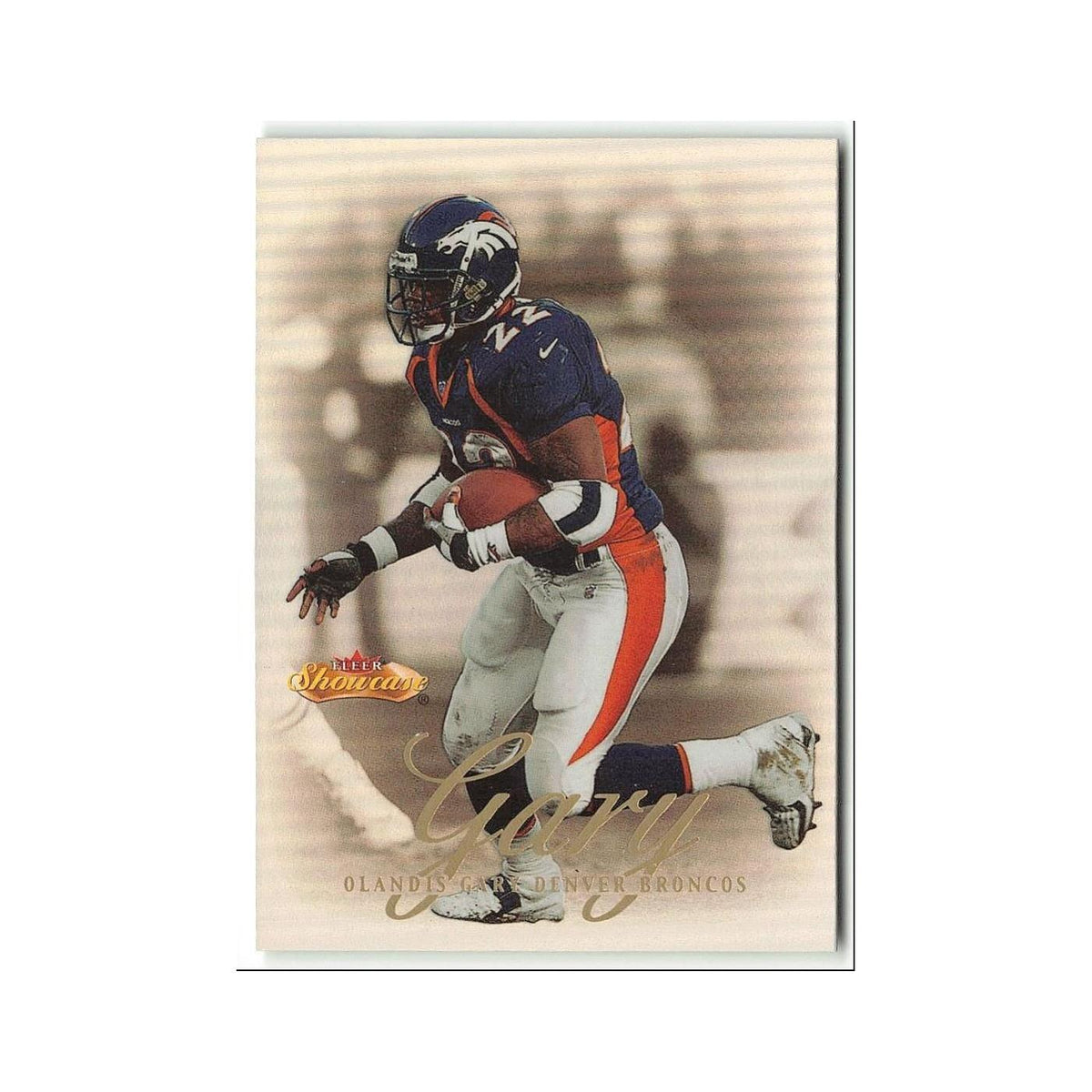 Olandis Gary 2000 Fleer Showcase #35 Denver Broncos Football Card NM