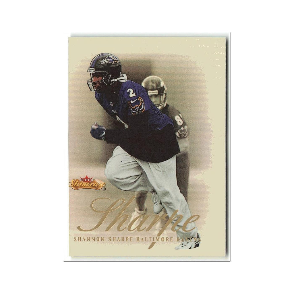 Shannon Sharpe 2000 Fleer Showcase #93 Baltimore Ravens Football Card NM