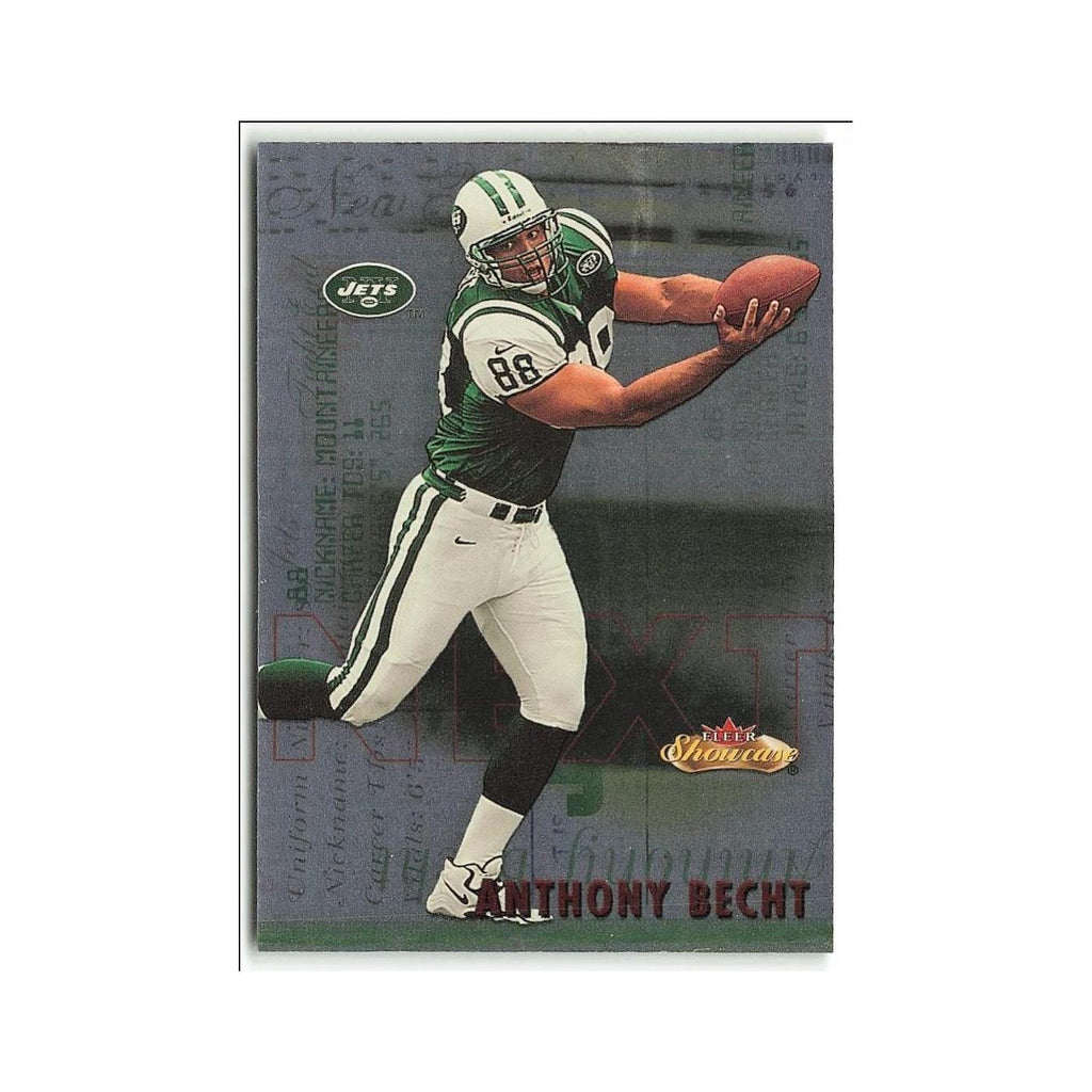 Anthony Becht Rookie 2000 Fleer Showcase Next #4 N New York Jets NM