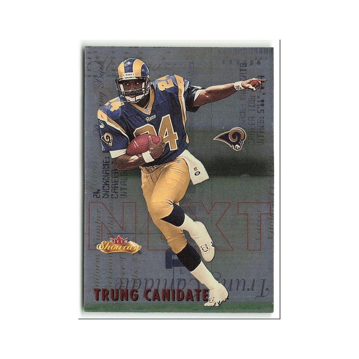 Trung Canidate 2000 Fleer Showcase Next #8 N St. Louis Rams Football Card NM