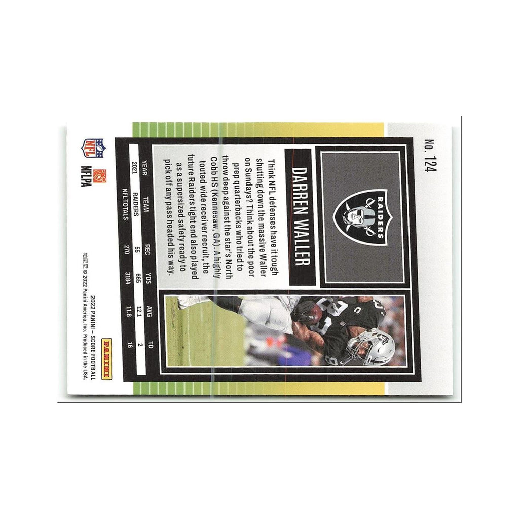 Darren Waller 2022 Score #124 Las Vegas Raiders Football Card NM
