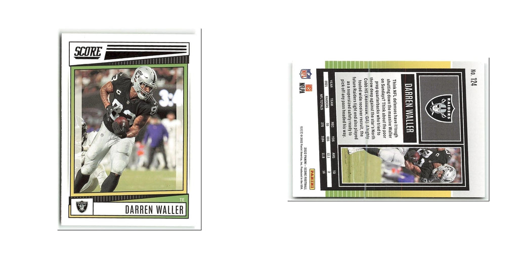 Darren Waller 2022 Score #124 Las Vegas Raiders Football Card NM