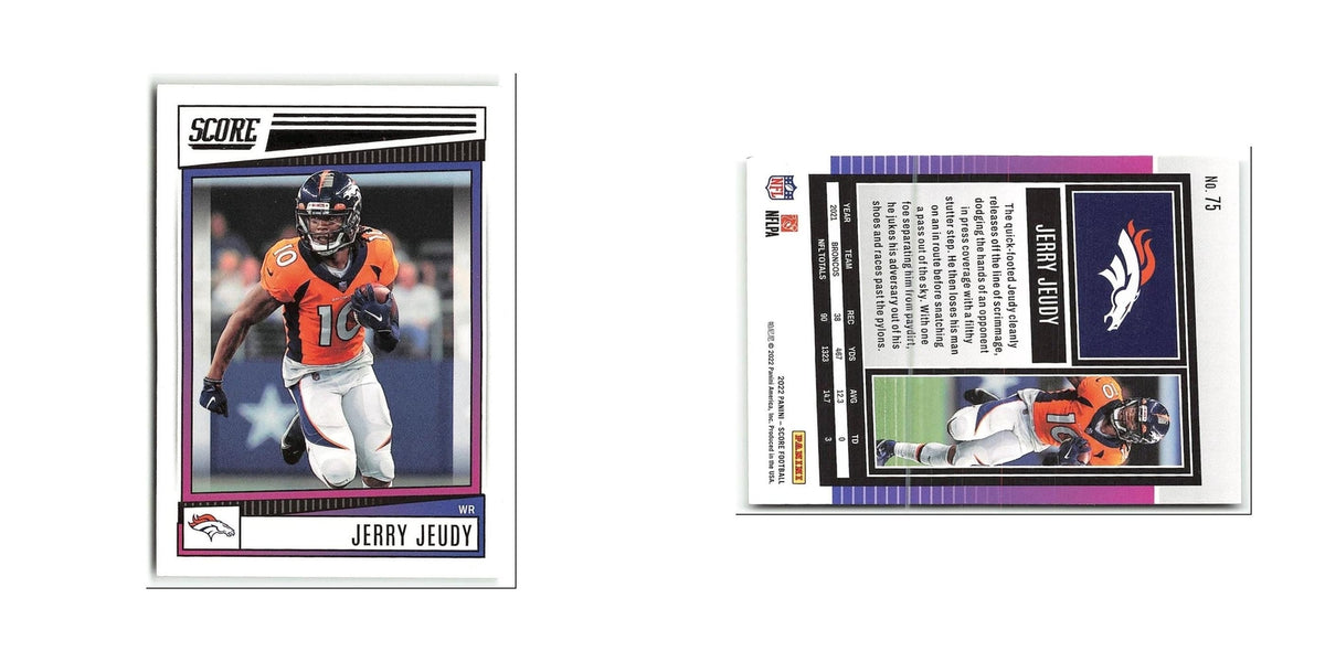 Jerry Jeudy 2022 Score #75 Denver Broncos Football Card NM