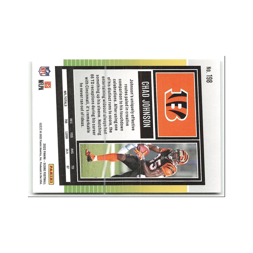 Chad Johnson 2022 Score #198 Cincinnati Bengals Football Card NM