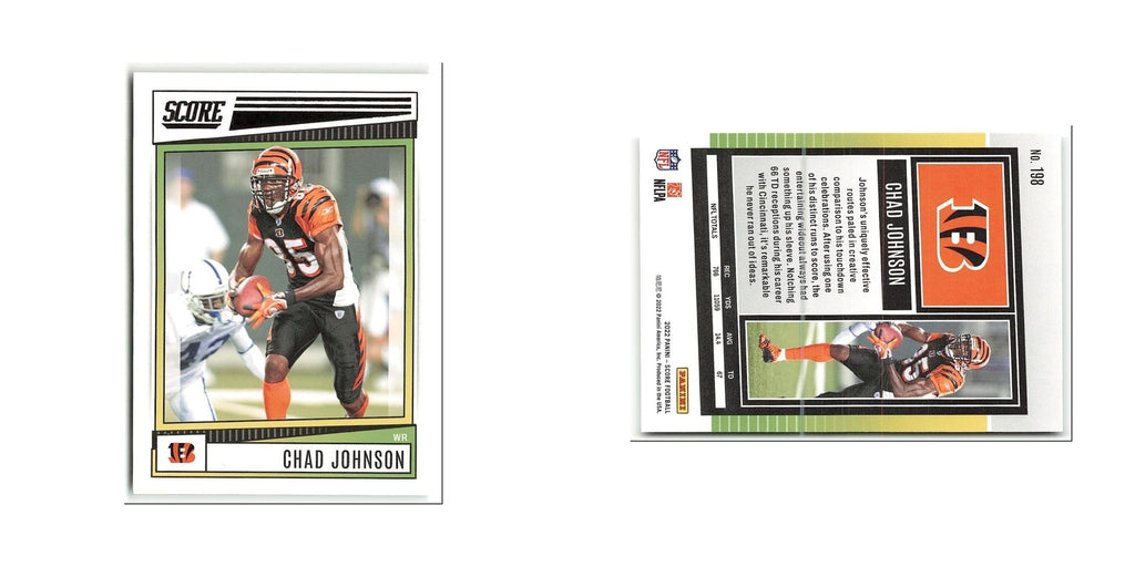 Chad Johnson 2022 Score #198 Cincinnati Bengals Football Card NM