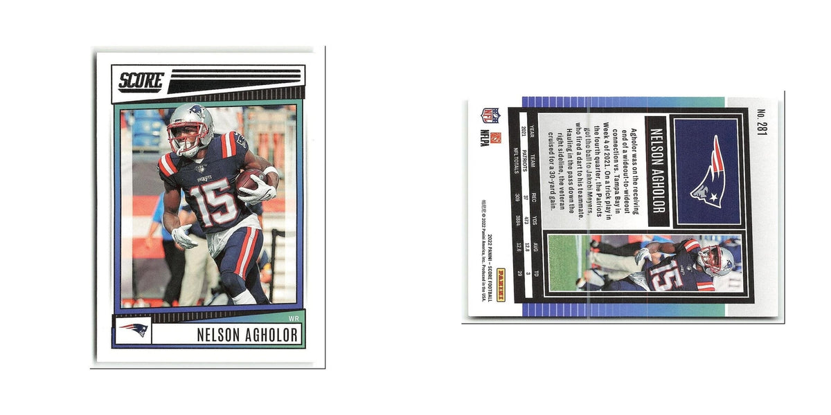 Nelson Agholor 2022 Score #281 New England Patriots Football Card NM