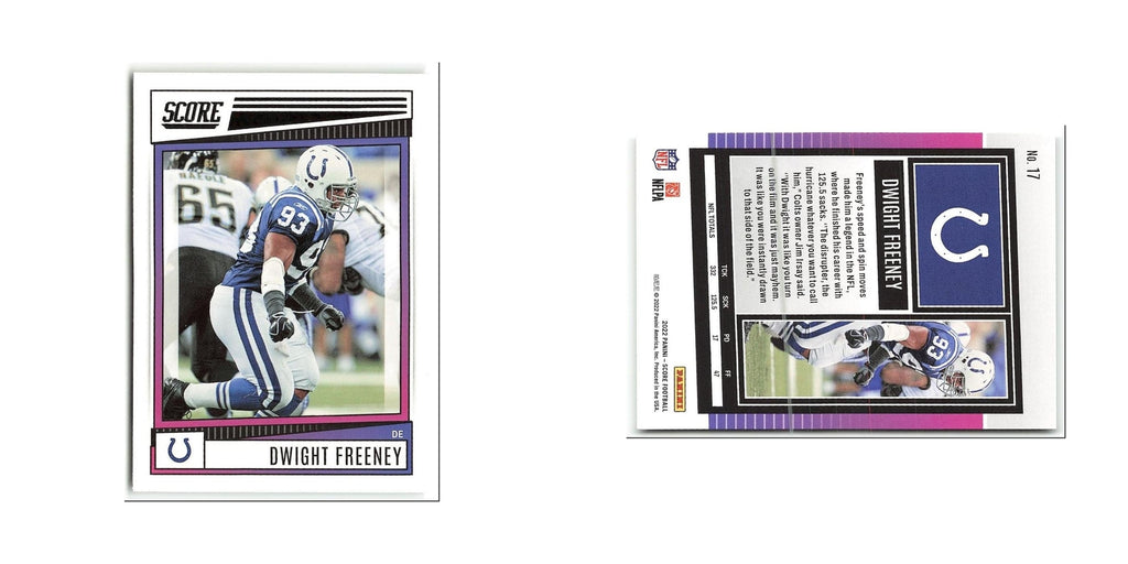 Dwight Freeney 2022 Score #17 Indianapolis Colts Football Card NM
