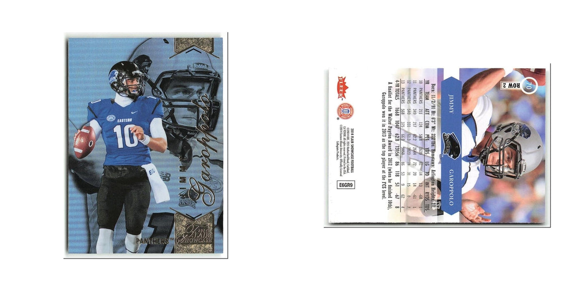 Jimmy Garoppolo 2014 Flair Showcase #70 Eastern Eastern Illinois Panthers NM